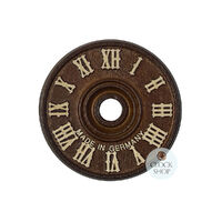 Dial For Cuckoo Clock Wooden Brown Dial 60mm image