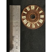 Dial For Cuckoo Clock Wooden Brown Dial 60mm image