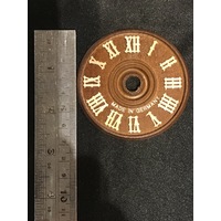 Dial For Cuckoo Clock Wooden Brown Dial 70mm image