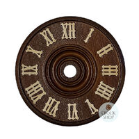 80mm Brown Wooden Cuckoo Clock Dial image