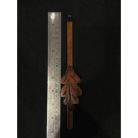 CUCKOO CLOCK PENDULUM OAK LEAF ROD LENGHT 220MM