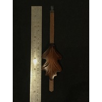 Cuckoo Clock Mechanical Pendulum Oak Leaf Rod Length 210mm image