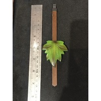 Cuckoo Clock Pendulum Maple Leaf Two Tone Walnut And Green Rod Length 180mm