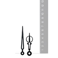 Black Retro Euroshaft Quartz Hands (70mm & 52mm) image
