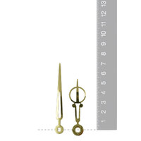 Gold Retro Euroshaft Quartz Hands (70mm & 53mm) image