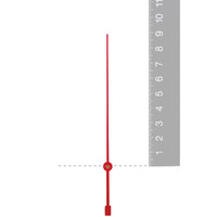 Red Euroshaft Quartz Seconds Hand (89mm) image