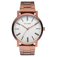 COPPER WHITE DIAL COPPER METAL BAND BY UNCLE JACK