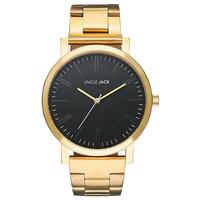 Gold and Black Steel Gold Band