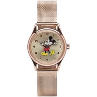 DISNEY MICKEY MOUSE ROSE GOLD MILANESE METAL BAND 20MM
