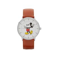 Watch - Disney Formal Tan Leather Silver 40mm