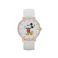 Watch - Disney Formal White Leather Rose Gold 40mm