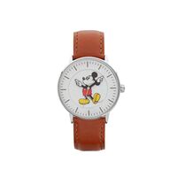 Watch - Disney Formal Tan Leather Silver 36mm