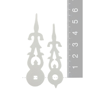 White Cuckoo Clock Plastic Hands Square Hole 55mm / 50mm