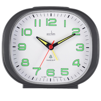 10cm Avery Grey Silent Analogue Alarm Clock By ACCTIM image