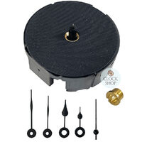 German Round Anniversary Or Carriage Clock Quartz Movement (9.9mm Shaft Suits Dials 0-4mm Thick) image