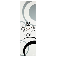 White, Grey and Black Rectangular Art Print 81cm BY AMS