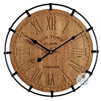 40cm Old Town London Round Wall Clock By AMS image