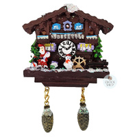 7cm Santa's Chalet Fridge Magnet