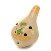 Yellow Ocarina Whistle 10cm image