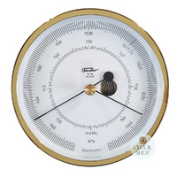 13cm Polished Brass Polar Series Barometer By FISCHER image