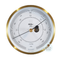 13cm Brushed Brass Polar Series Barometer By FISCHER image