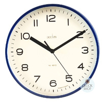 20cm Runwell Midnight Blue Wall Clock By ACCTIM