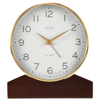 Lannister - Table Clock With Walnut Base By ACCTIM