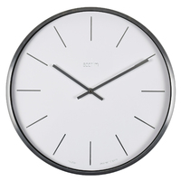 Federal - Chrome Wall Clock 40cm By ACCTIM