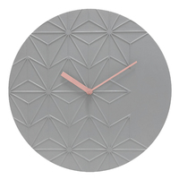 30cm Chloe Grey Geometric Wall Clock By ACCTIM image