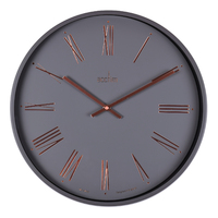 Lorna - Grey Wall Clock With Grey Dial 40cm By ACCTIM