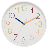 30cm Afia White Silent Time Teaching Wall Clock By ACCTIM image