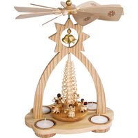 Angel With Musical Instruments Bell Pyramid 29cm By Richard GLÄSSER