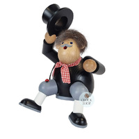 Sitting Chimneysweep Smoker 24cm By Richard GLÄSSER