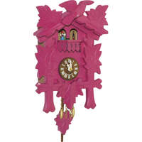 Carved Pink Battery Leaf And Bird With Dancers Kuckulino By TRENKLE