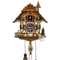 Chalet Battery Grandma And Grandpa 29cm Cuckoo Clock By TRENKLE