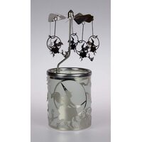 Witch Glass Candle Carousel