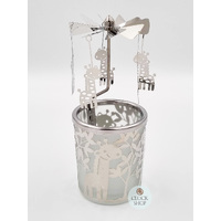 Giraffe Glass Candle Carousel