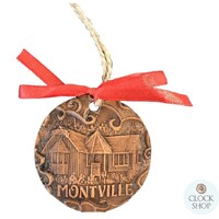 6cm Clock Shop Montville Round Hanging Decoration image