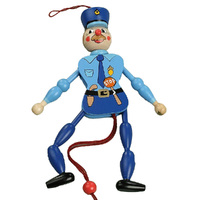 19cm Jumping Jack Policeman