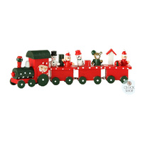 21cm Red Train Christmas Decoration image