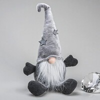 Grey And White Gnome 49cm