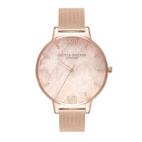 Semi Precious Rose Gold Mesh