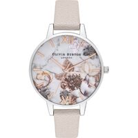 Marble Florals Pearl Pink Rose Gold & Silver