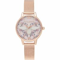 Meant to BEE Blush Bee & Rose Gold Mesh