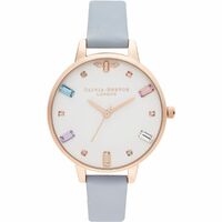 Rainbow Bee Chalk Blue & Rose Gold
