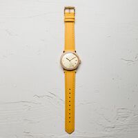 Womens - 34mm Sunburst Golden Minimalist