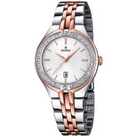 Mademoiselle Two Tone Strap Silver/white - FESTINA - F16868/2