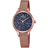 Mademoiselle Rose Gold/Blue Swarovski Crystals - Festina - F20338/3