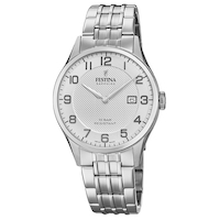 Swiss Silver With Silver Dial And Silver Metal Strap By FESTINA