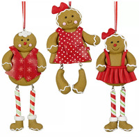 Gingerbread Person Christmas Tree Decoration 15cm
